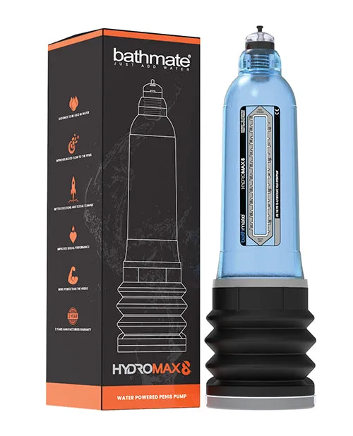 Male Sex Toys Bathmate Hydromax 8 Penis Pump Blue Bathmate