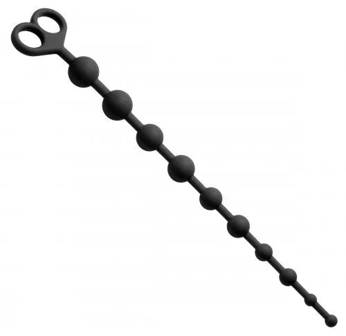 Male Sex Toys Frisky Captivate Me 10 Bead Silicone Anal Beads