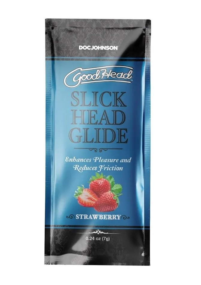 Male Sex Toys Goodhead Slick Head Glide 24oz Bulk 48 Pieces Strawberry GoodHead