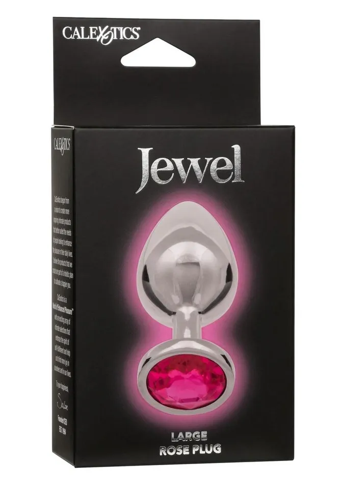 Male Sex Toys Jewel Rose Aluminum Anal Plug Jewel