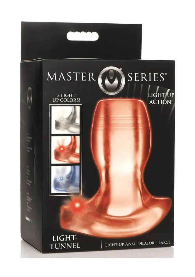 Male Sex Toys Master Series LightTunnel LightUp Large Anal Dilator Master Series