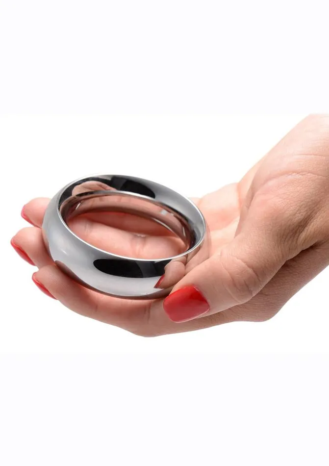 Male Sex Toys Master Series Master Series Sarge 15in Stainless Steel Erection Enhancer Cock Ring