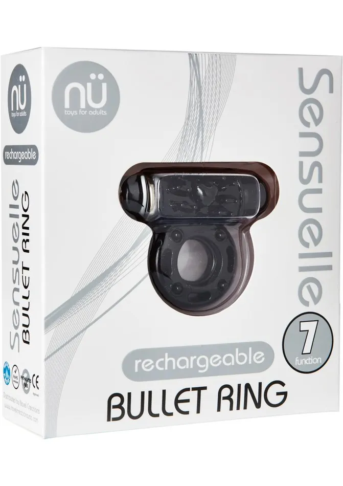 Male Sex Toys Nu Sensuelle Nu Sensuelle Bullet Ring Rechargeable Vibrating Cock Ring