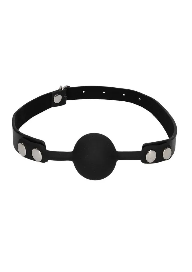 Male Sex Toys Ouch Ouch Silicone Ball Gag with Adjustable Bonded Leather Straps