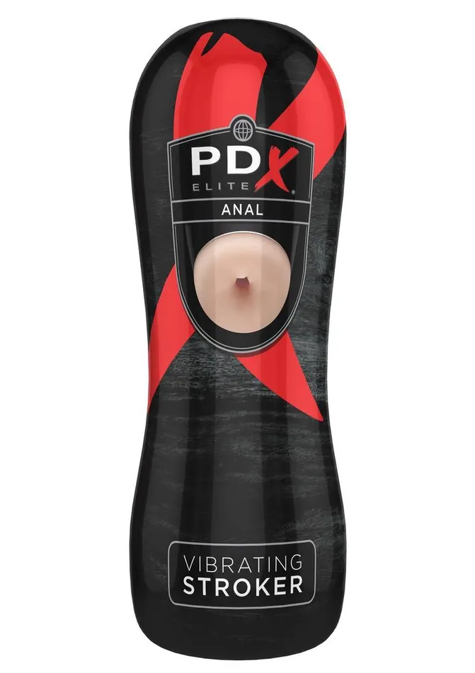 Male Sex Toys PDX Elite Pipedream Extreme Elite Vibrating Anal Masturbator with Bullet Butt