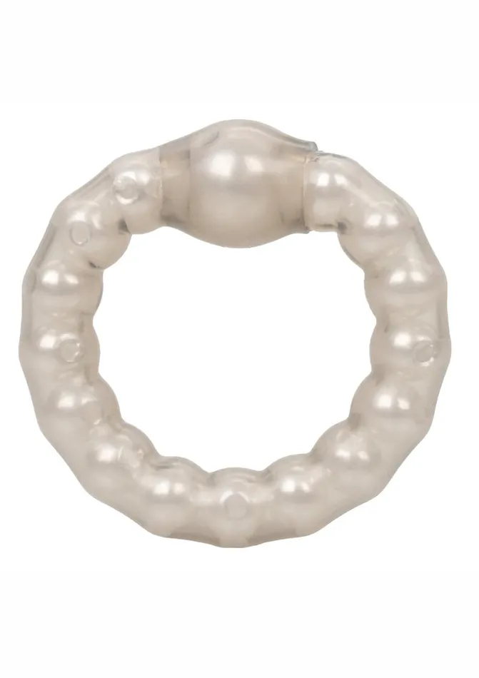 Male Sex Toys Rings Pearl Beaded Prolong Silicone Cock Ring