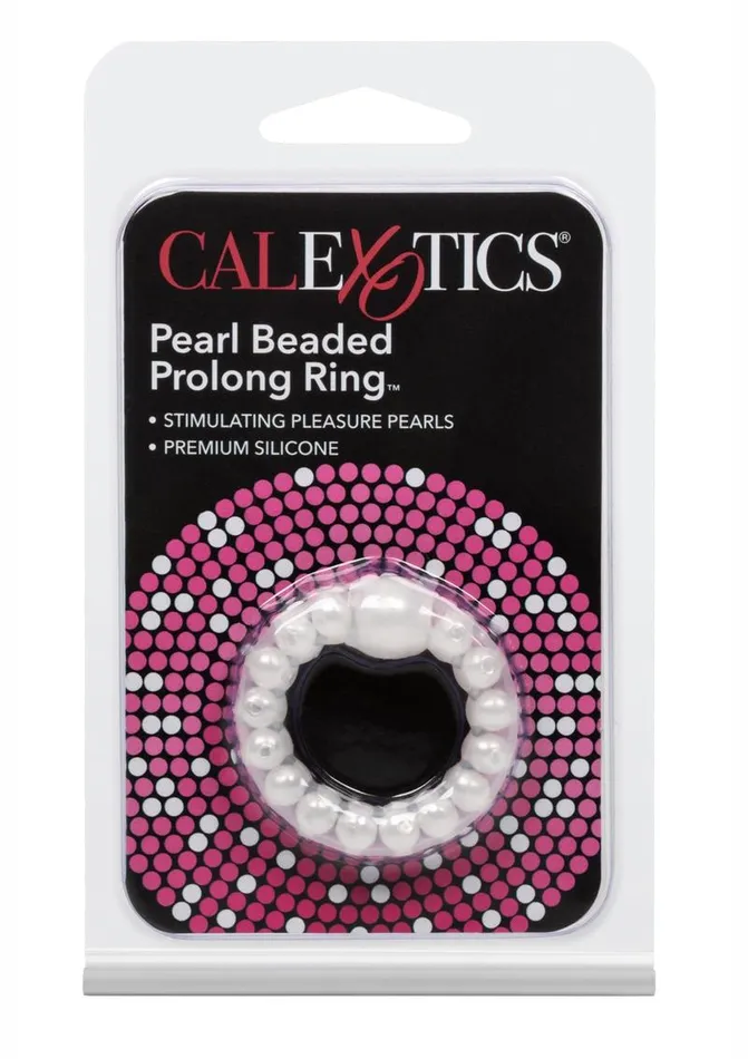 Male Sex Toys Rings Pearl Beaded Prolong Silicone Cock Ring