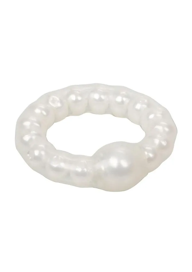 Male Sex Toys Rings Pearl Beaded Prolong Silicone Cock Ring