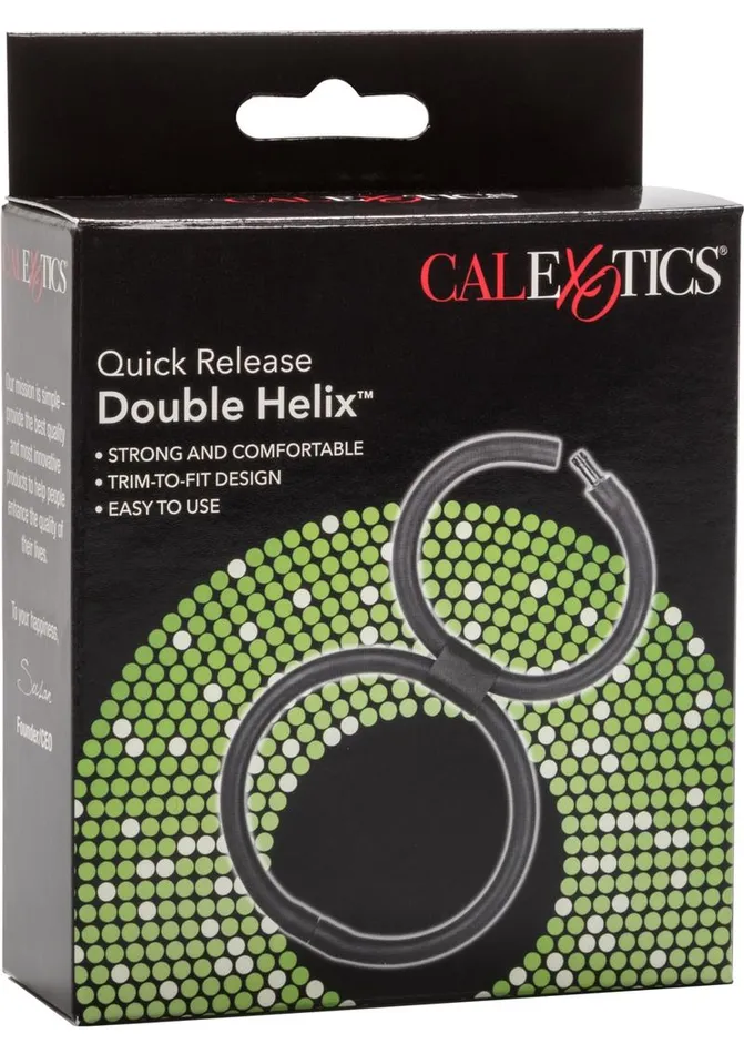 Male Sex Toys Rings Quick Release Double Helix Cock Ring