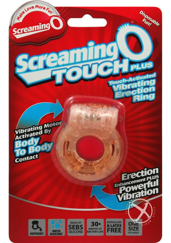 Male Sex Toys Screaming O Screaming O Touch Plus Cock Ring Waterproof