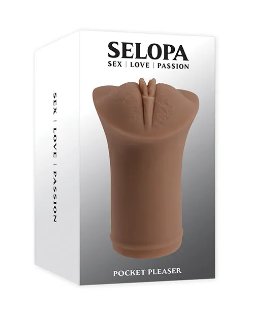 Male Sex Toys Selopa Pocket Pleaser Stroker Dark Evolved Novelties INC