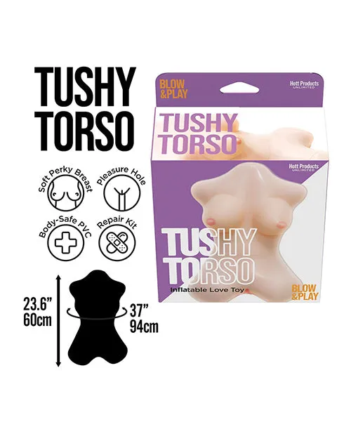 Male Sex Toys Tushy Torso Blow Up Doll with Vagina Hole Hott Products