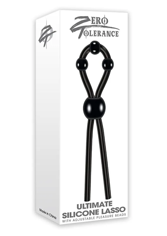 Male Sex Toys Zero Tolerance Zero Tolerance Ultimate Silicone Lasso with Adjustable Pleasure Beads