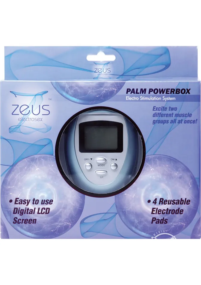 Male Sex Toys Zeus Electrosex Zeus Electrosex Powerbox Palm Size 6 Modes