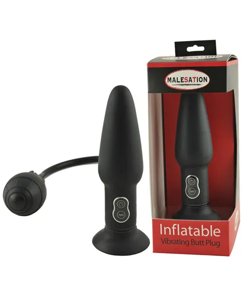 Malesation Vibrating Inflatable Butt Plug Malesation Male Sex Toys