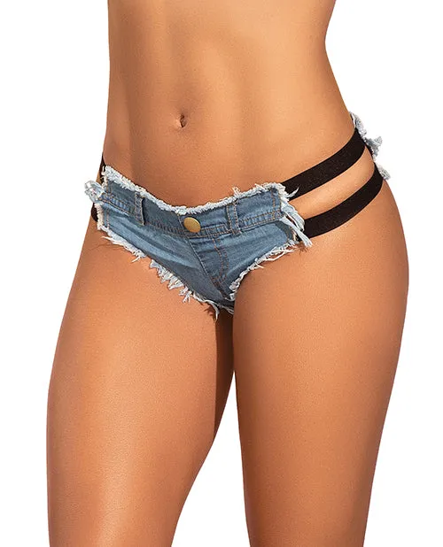 Mapale Male Sex Toys Micro Mini Shorts Light Chambray XL