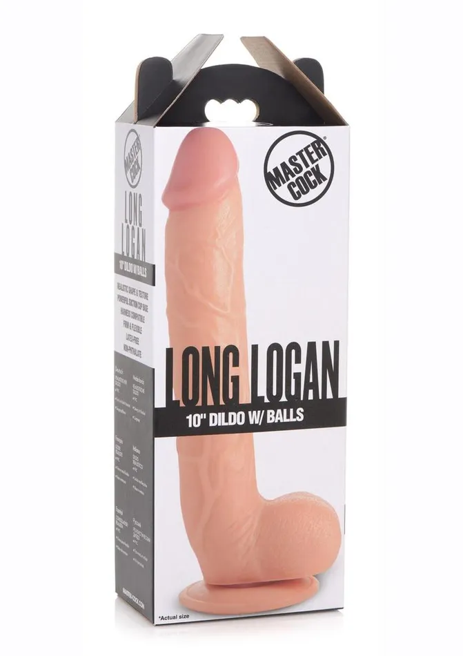 Master Cock Female Sex Toys Master Cock Long Logan Dildo with Balls