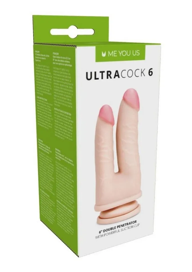 ME YOU US Ultra Cock 6 Realistic Double Penetration Dildo Me You Us Dildos