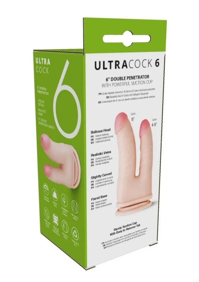 ME YOU US Ultra Cock 6 Realistic Double Penetration Dildo Me You Us Dildos