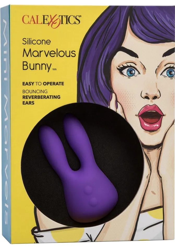 Mini Marvels Female Sex Toys Mini Marvels Marvelous Bunny Silicone Rechargeable Massager