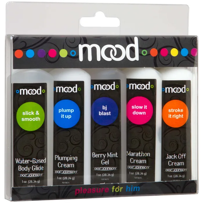 Mood Lube Pleasure for Him 5pk Doc Johnson Vibrators