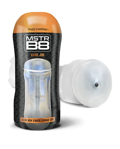 MSTR B8 Clear View Stroker Clear Global Novelties LLC Male Sex Toys