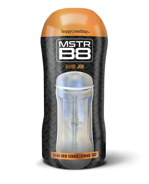 MSTR B8 Clear View Stroker Clear Global Novelties LLC Male Sex Toys