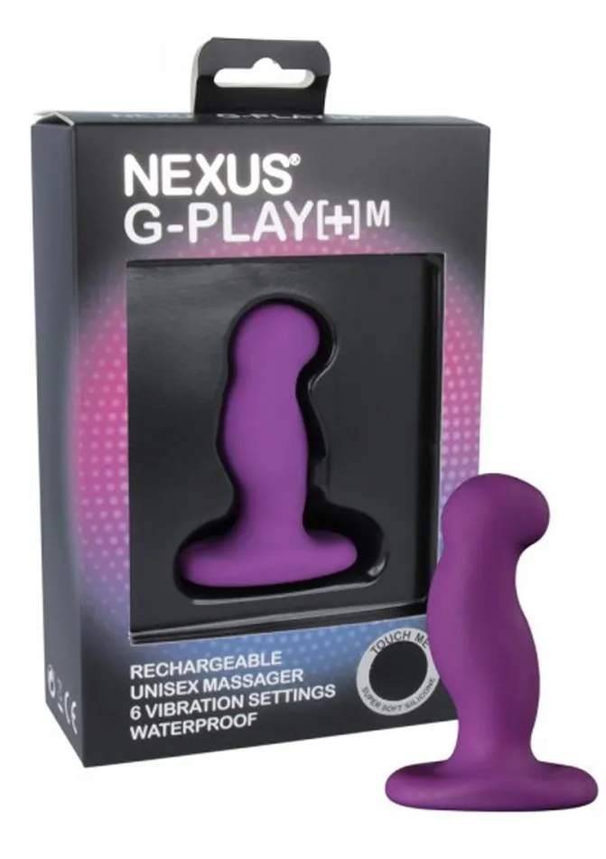 Nexus GPlayM Rechargeable Silicone GSpot and PSpot Vibrator Nexus Female Sex Toys