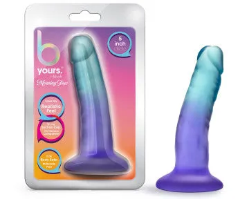 Nice and nasty Bz Dildos B Yours Morning Dew 5 Inch Dildo Sapphire