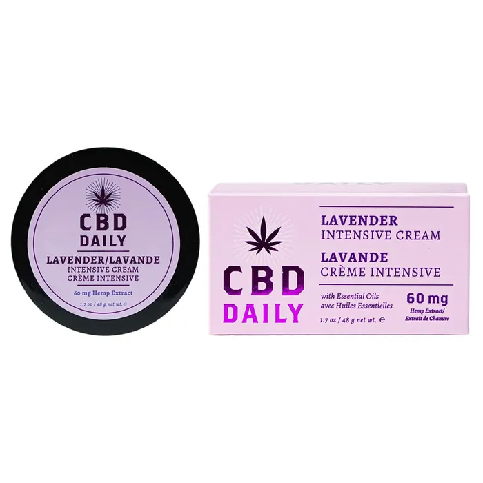 Nice and nasty Bz Vibrators CBD DAILY Intensive Cream Triple Strength Lavender