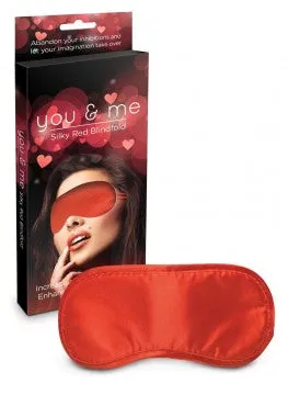 Nice and nasty Bz Vibrators You Me Silky Red Blindfold