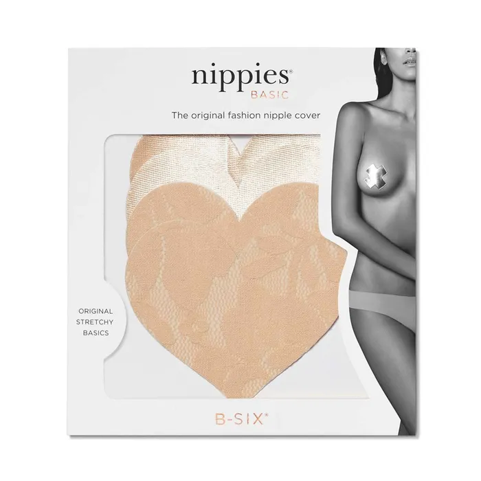 Nippies Basics Crme Hearts Bristols 6 Vibrators