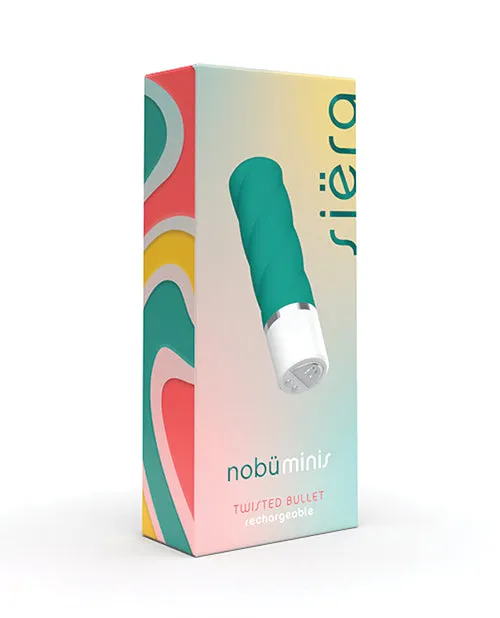 Nobu Mini Siera Twisted Bullet Teal Bodispa INC Female Sex Toys