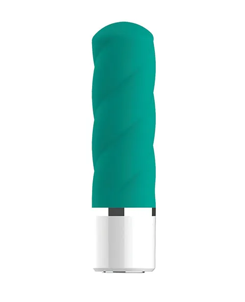 Nobu Mini Siera Twisted Bullet Teal Bodispa INC Female Sex Toys