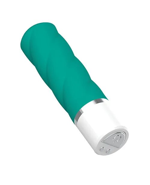 Nobu Mini Siera Twisted Bullet Teal Bodispa INC Female Sex Toys