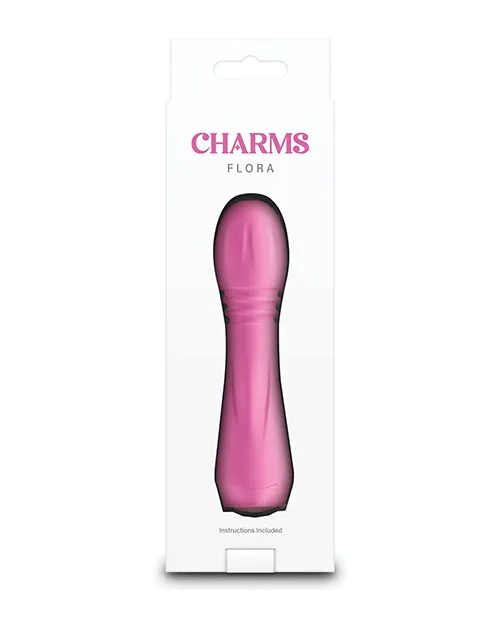 Ns Novelties INC Female Sex Toys Charms Flora Compact Vibrator Coral