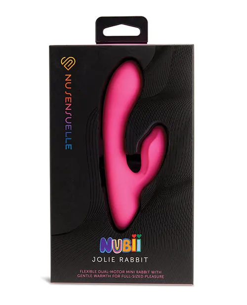 Nu Sensuelle Jolie Nubii Warming Mini Rabbit Pink Novel Creations Usa INC Vibrators