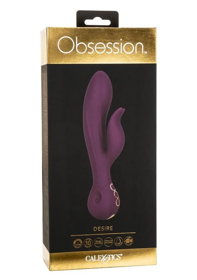 Obsession Desire Rechargeable Silicone Rabbit Vibrator Obsession Female Sex Toys