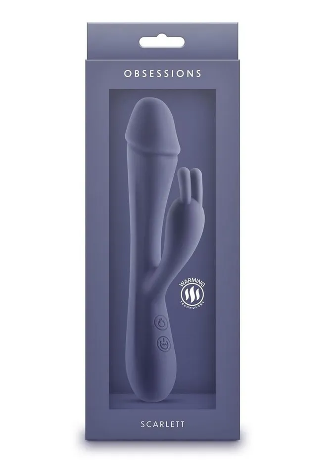 Obsessions Obsessions Scarlett Rechargeable Silicone Rabbit Vibrator Female Sex Toys