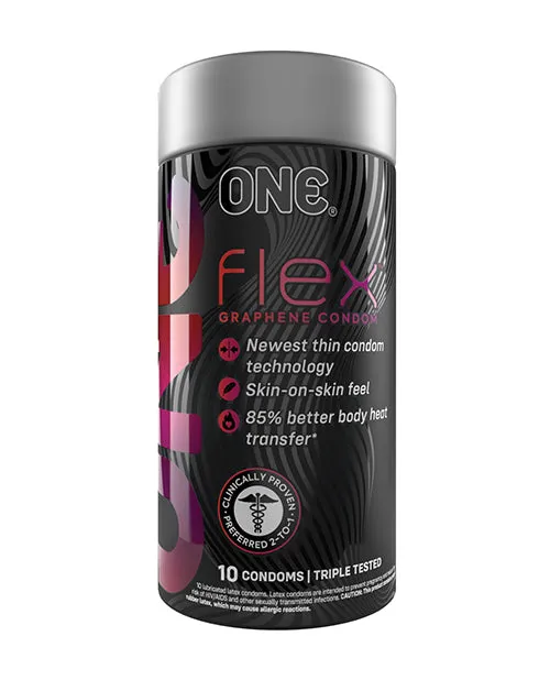 One Flex Graphene Condoms Pack Of 10 Paradise Marketing Vibrators