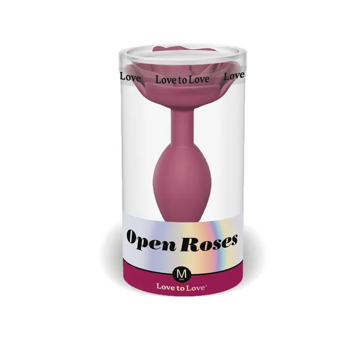 Open Roses by Love to Love Plug Medium Plum Star Love to Love Male Sex Toys