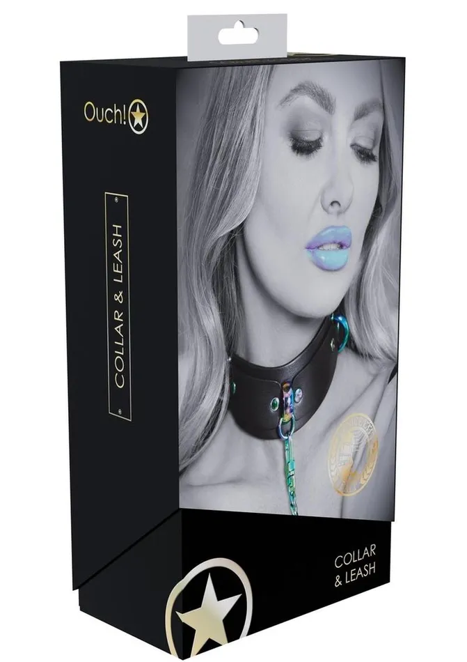 Ouch Female Sex Toys Ouch Venice Collection Collar with Leash