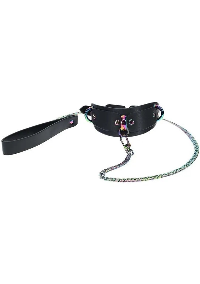 Ouch Female Sex Toys Ouch Venice Collection Collar with Leash