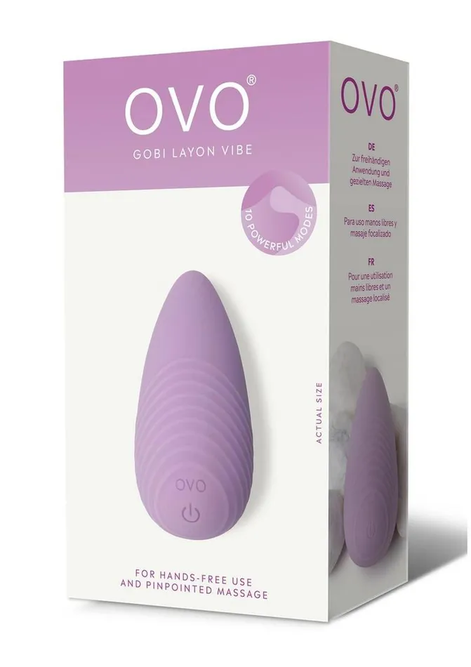 OVO Earth Gobi Rechargeable Silicone Layon Vibrator OVO Female Sex Toys