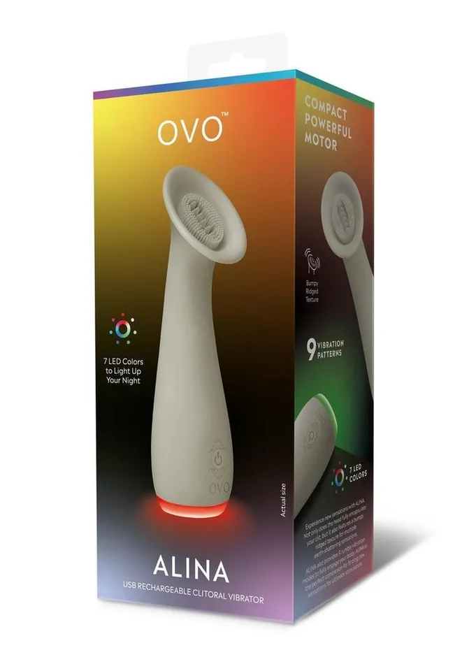 OVO Female Sex Toys OVO Alina Rechargeable Silicone Clitoral Vibrator