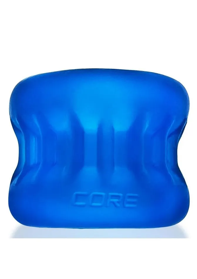 Oxballs Male Sex Toys Ultracore Core Ballstretcher with Axis Ring Blue Ice