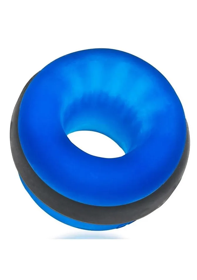 Oxballs Male Sex Toys Ultracore Core Ballstretcher with Axis Ring Blue Ice