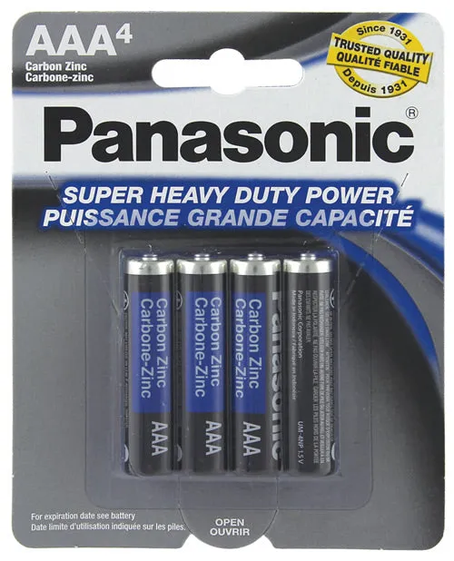 Panasonic Female Sex Toys Panasonic Super Heavy Duty Battery 4pk