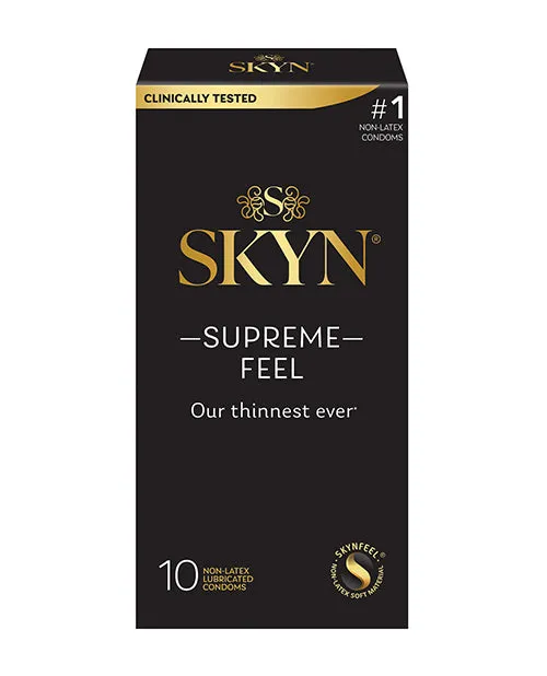 Paradise Marketing Male Sex Toys Lifestyles SKYN Supreme Feel Condoms Pack of 10