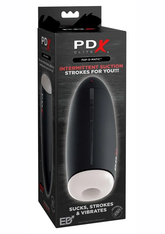 PDX Elite Pdx Elite FapOMatic Stroker Rechargeable Masturbator Male Sex Toys